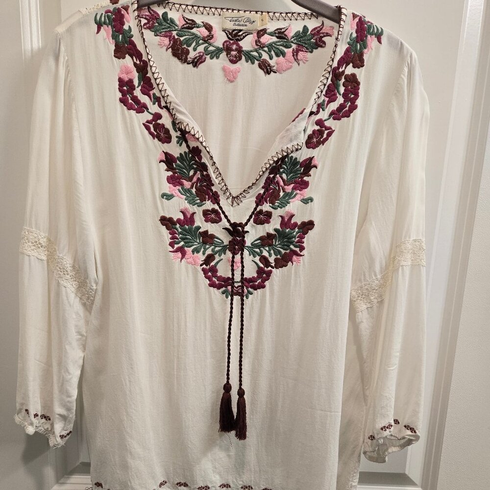Tasha Polizzi Embroidered Blouse
